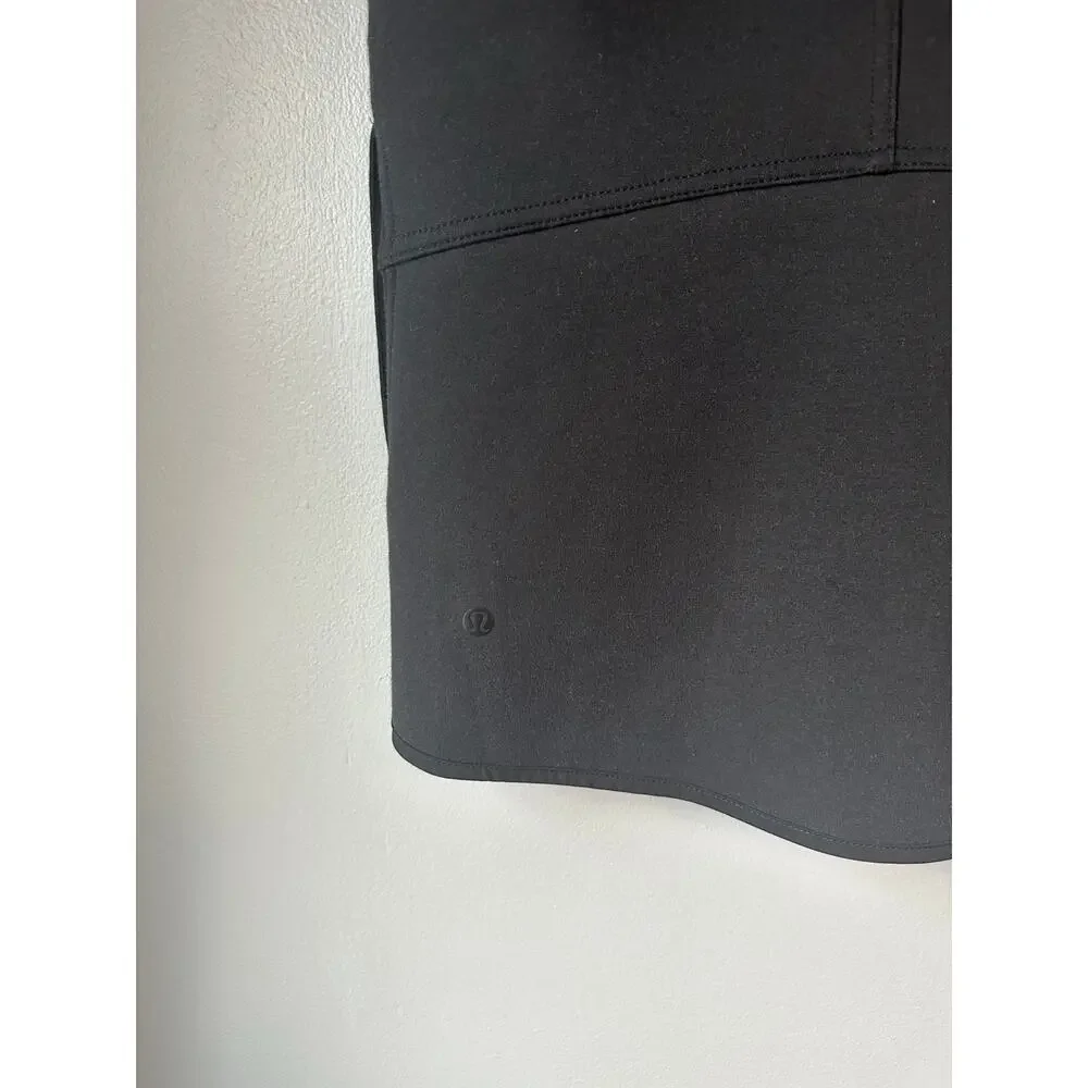 Lululemon Women’s Black Gray Insculpt Vest Hooded Reversible Jacket Size 4 - Picture 5 of 10